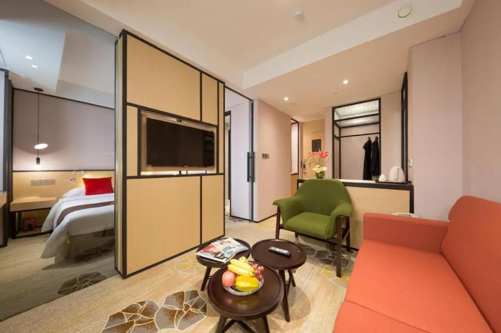 Bed in Cozy Hotel Xiamen
