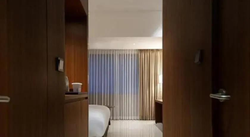 Bed in Top Cloud Hotel Iksan Bed in Top Cloud Hotel Iksan