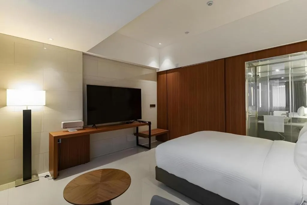 Bed in Top Cloud Hotel Iksan