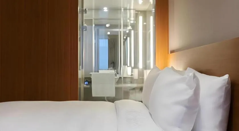 Bed in Top Cloud Hotel Iksan