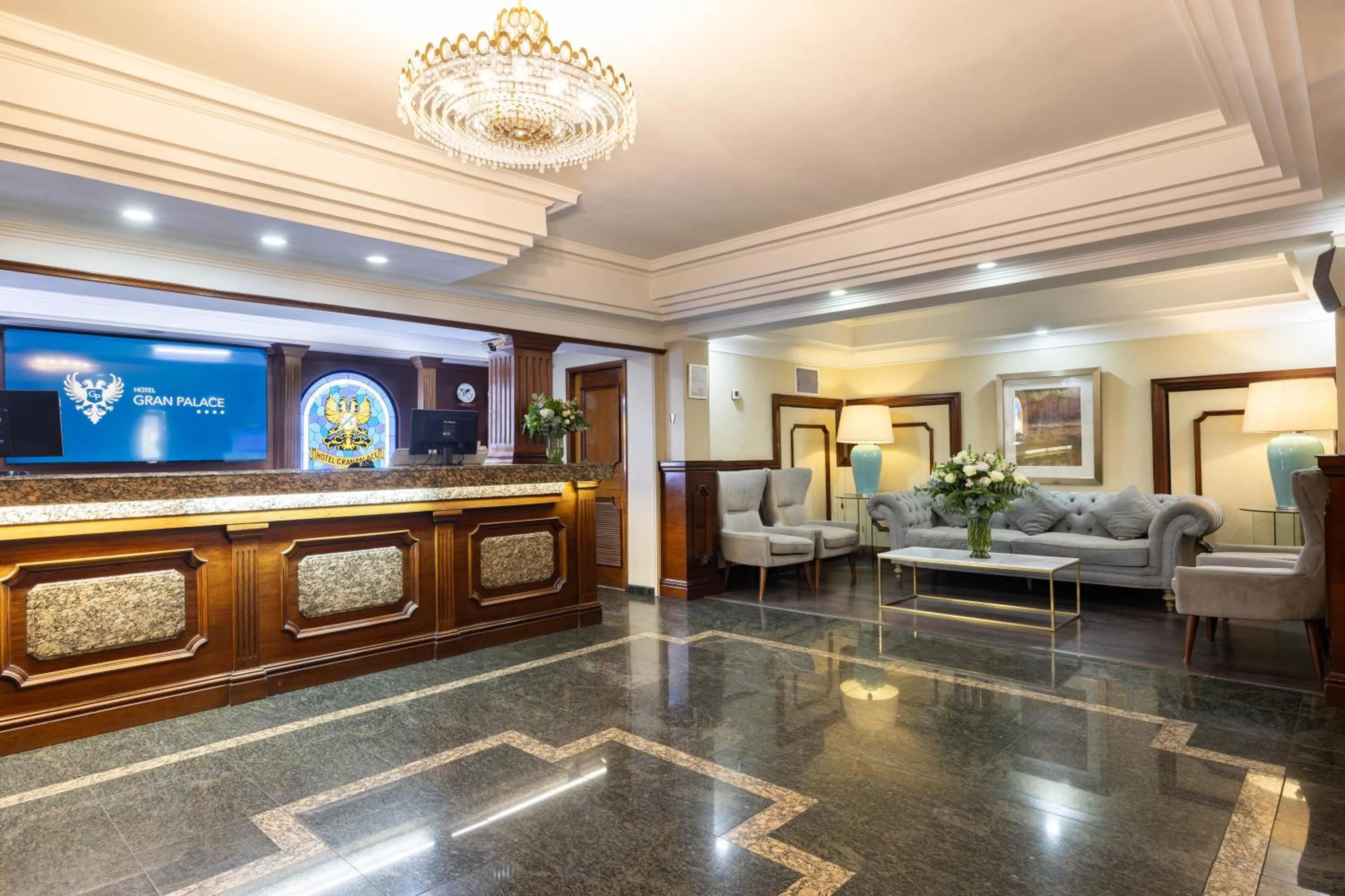 Lobby or reception in Hotel Gran Palace