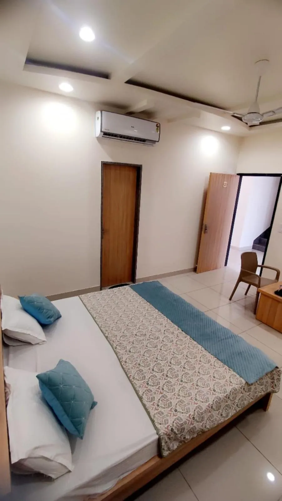 Bed in Hotel Rajvi Residency A Unit Of Jas Hotels And Resorts