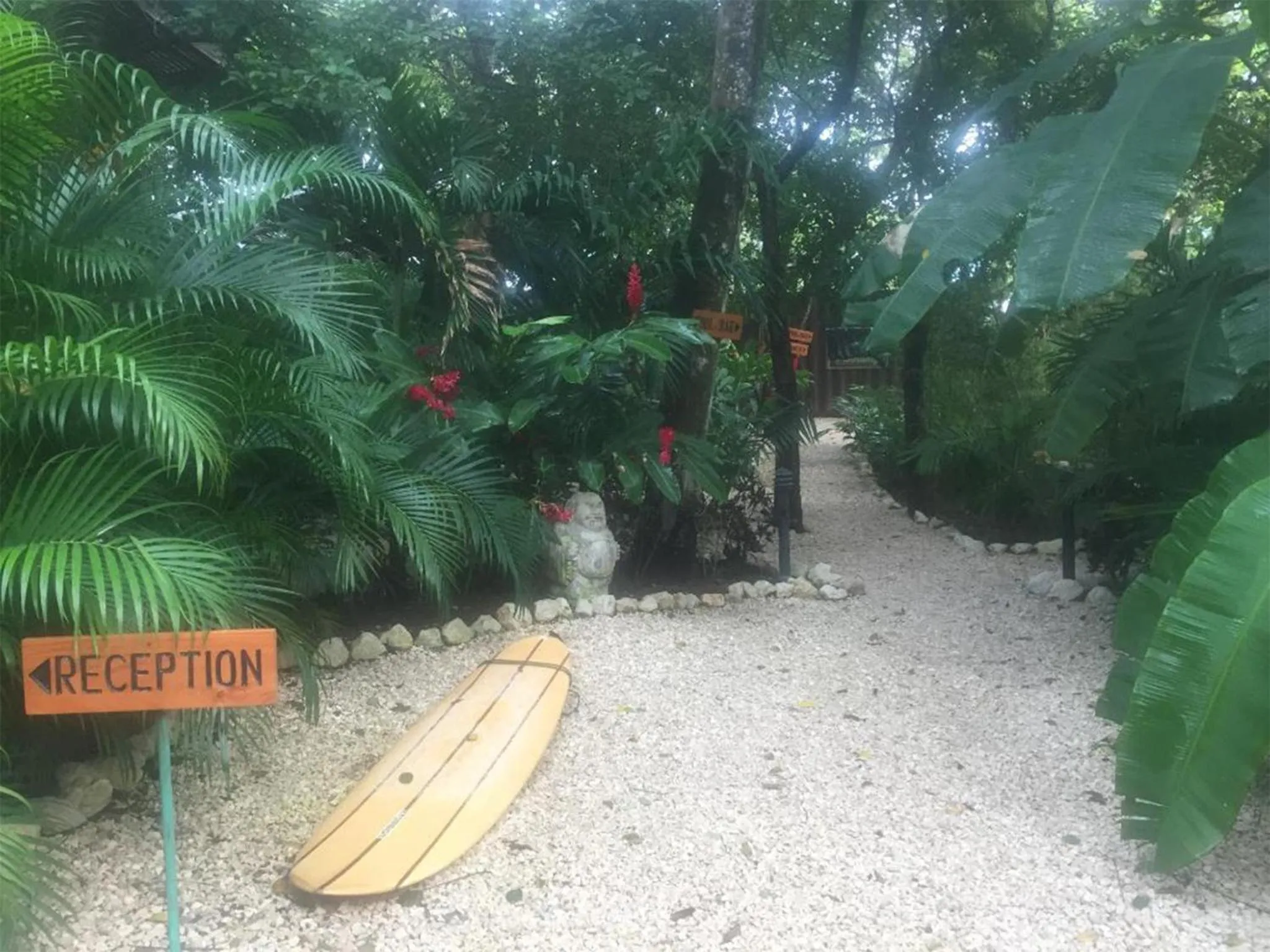 Staff in Green Sanctuary Hotel