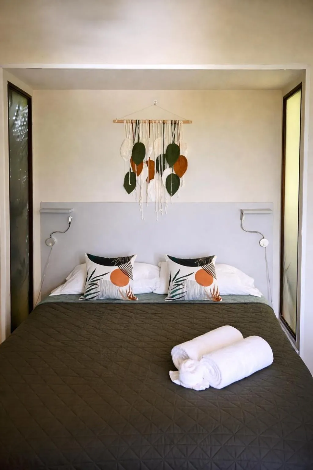 Bed in Green Sanctuary Hotel