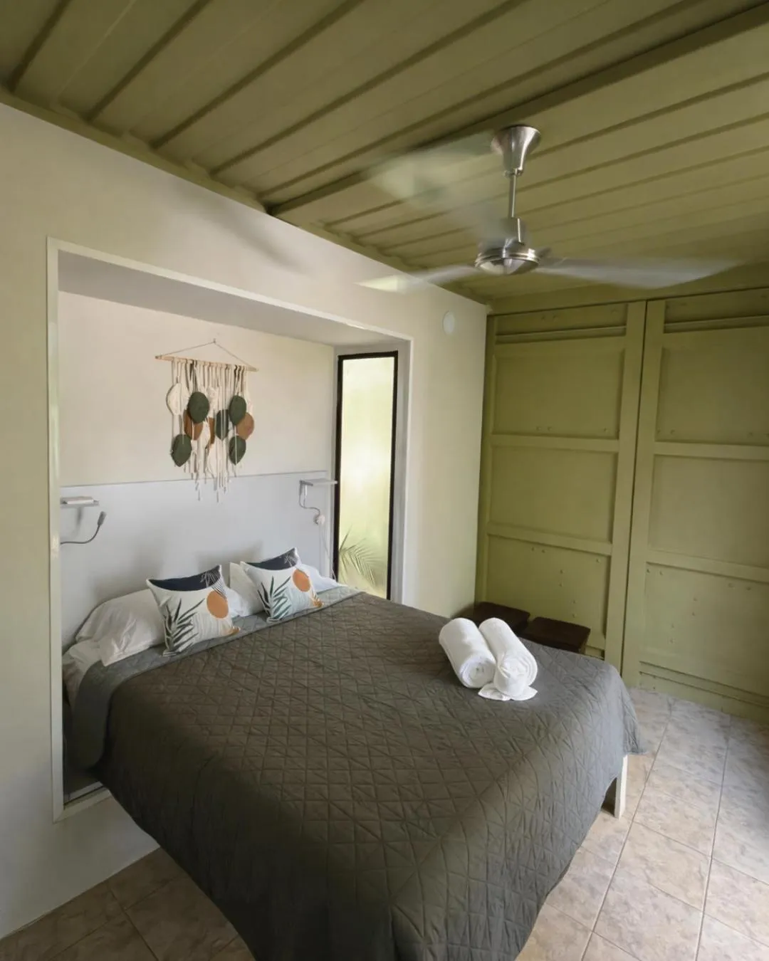 Bed in Green Sanctuary Hotel