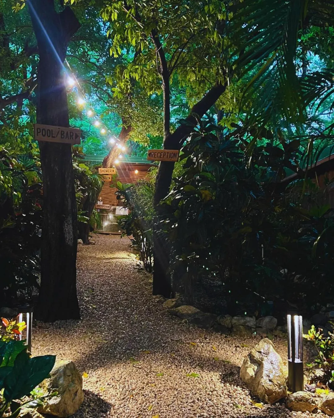 Patio in Green Sanctuary Hotel