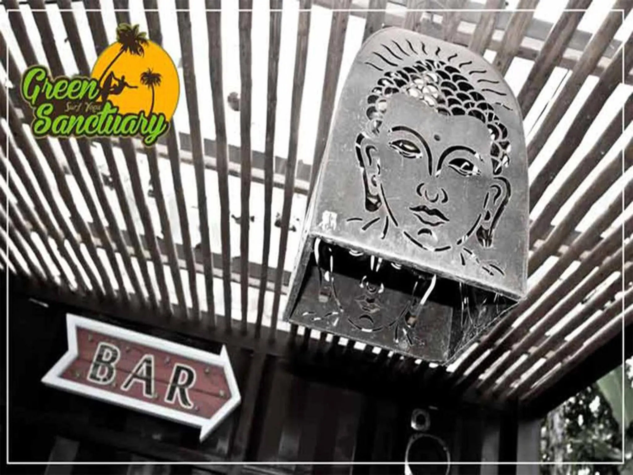 Staff in Green Sanctuary Hotel