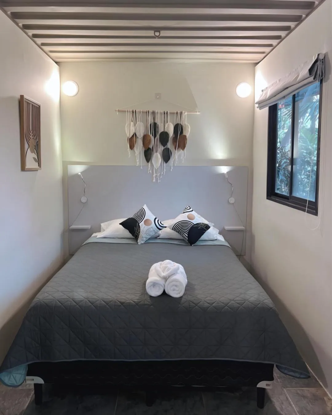 Bed in Green Sanctuary Hotel