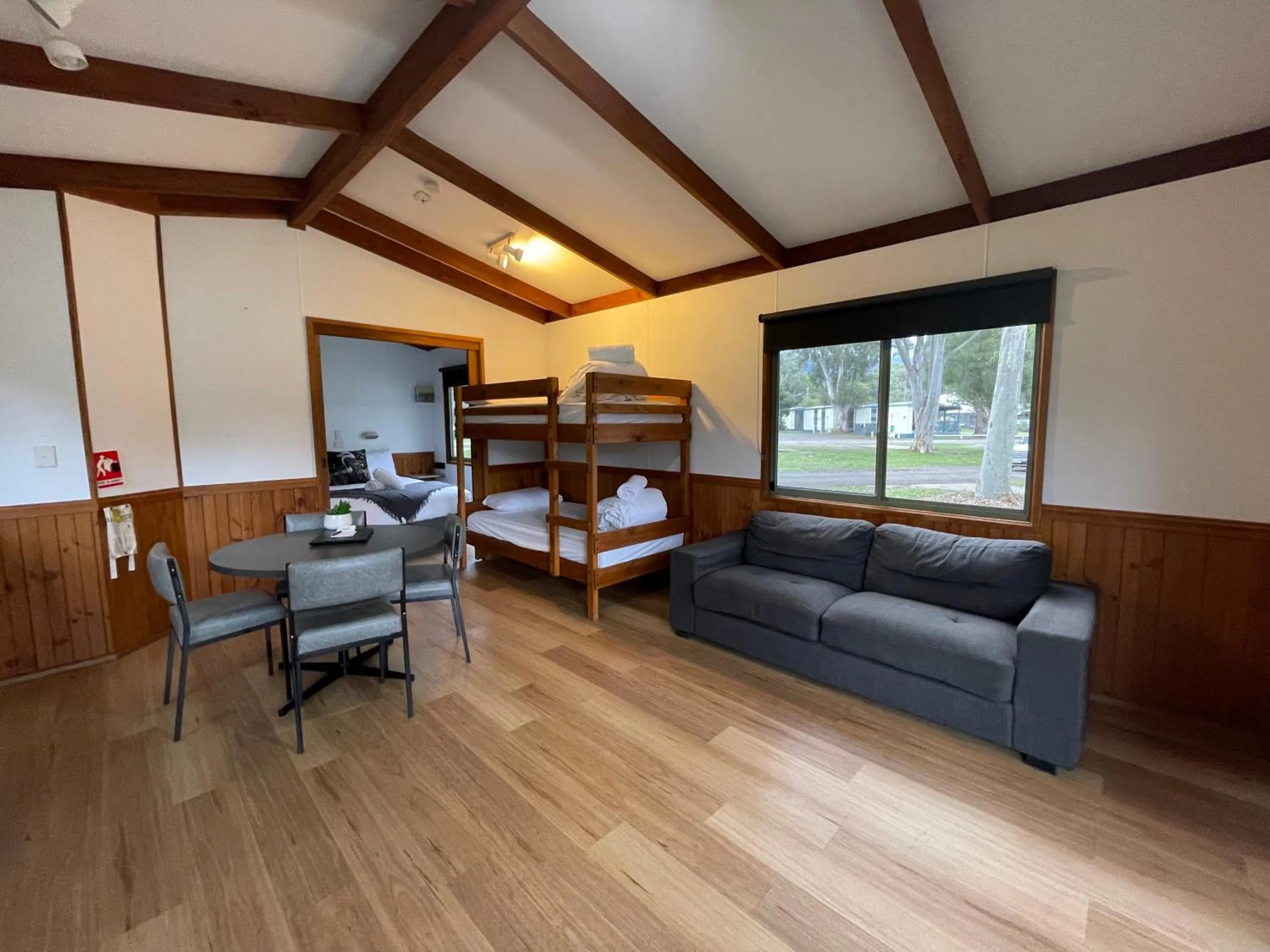 Seating area in Breeze Holiday Parks - Grampians