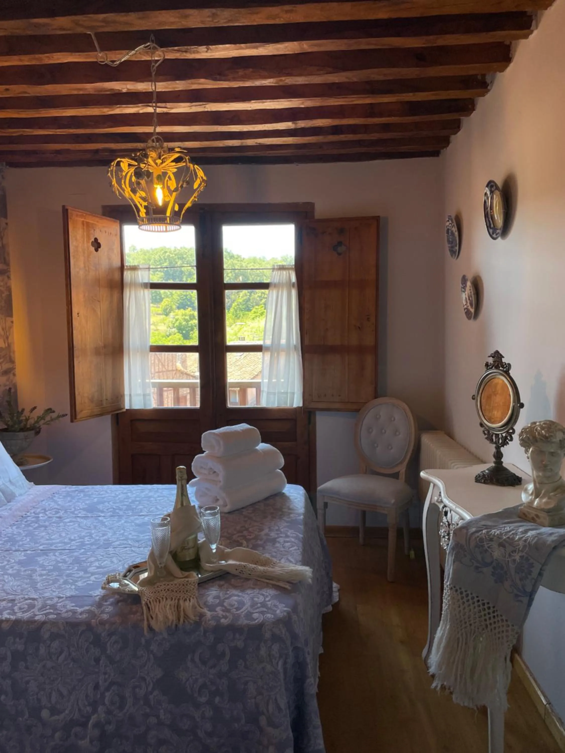 Bed in Posada Boutique Casa Palacio