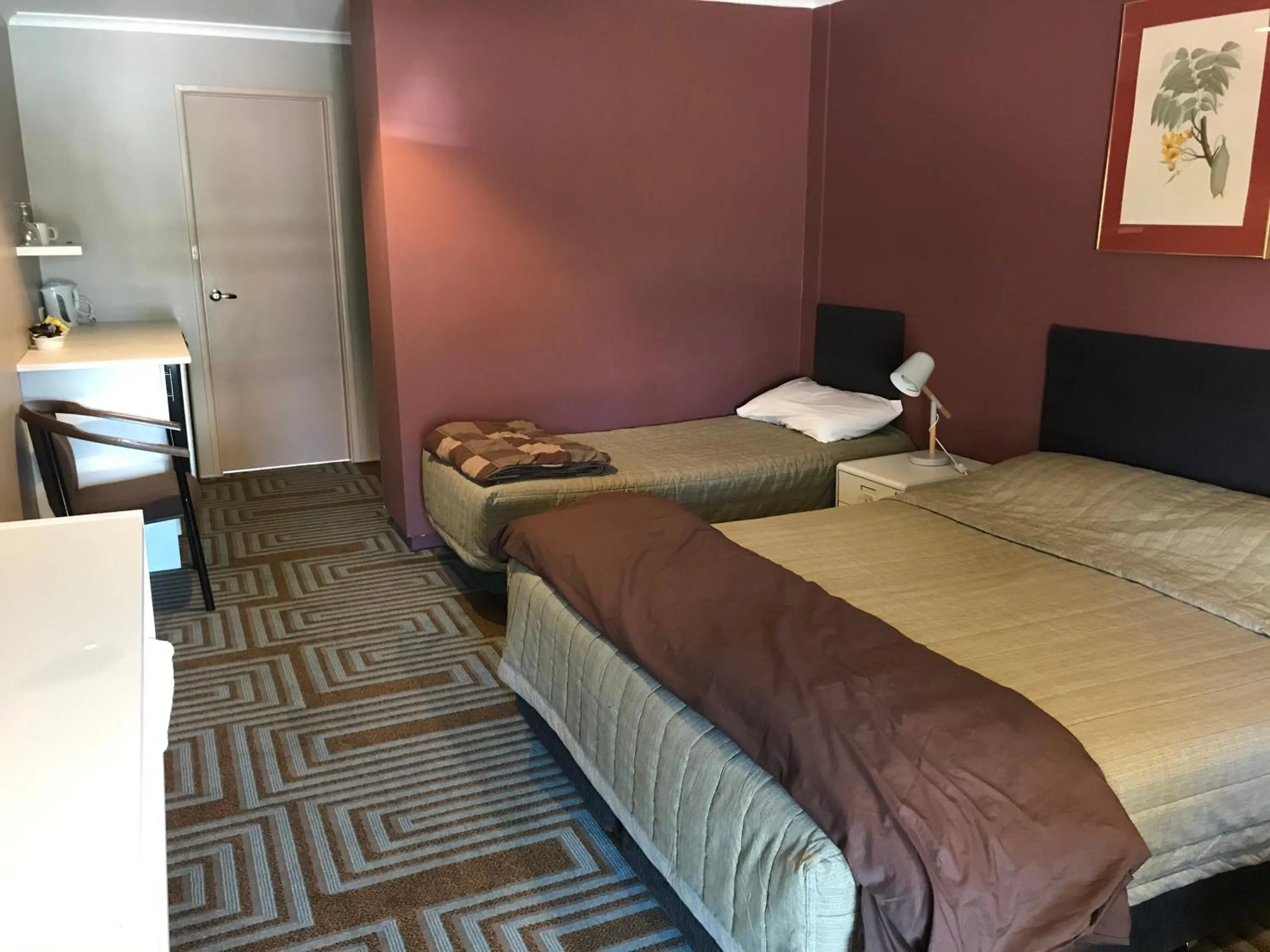 Bed in Cottonwood Lodge