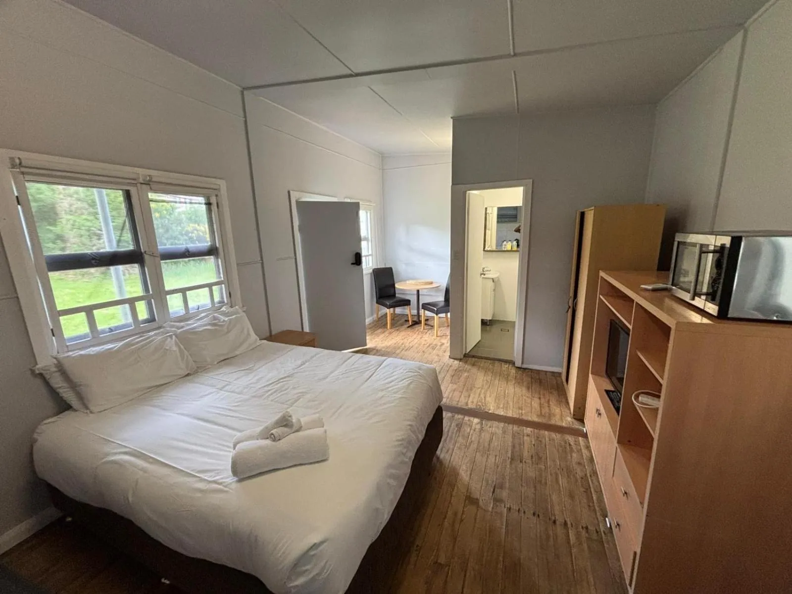 Bed in The Tree Motel