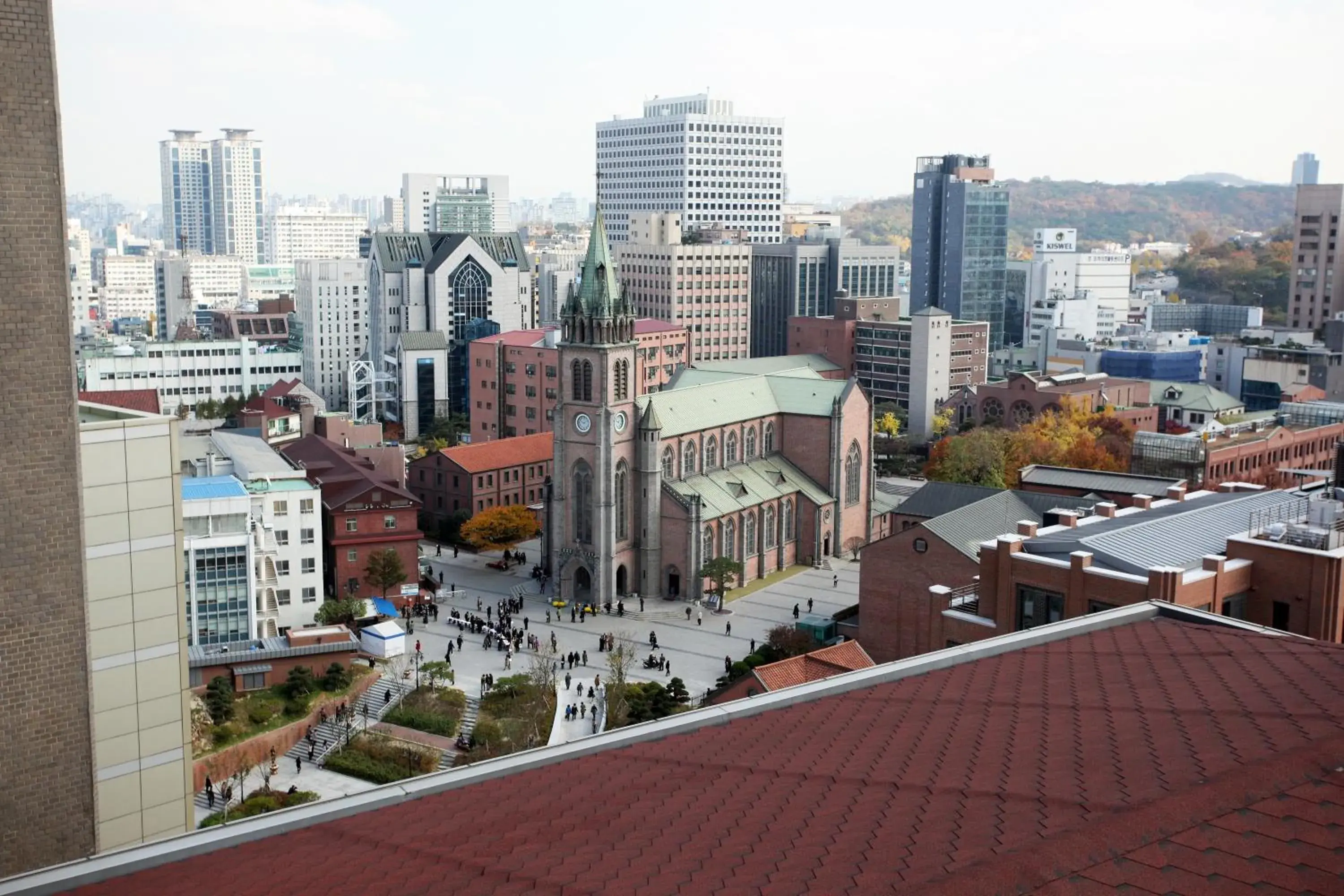 City view in Step Inn Myeongdong 1 City view in Step Inn Myeongdong 1
