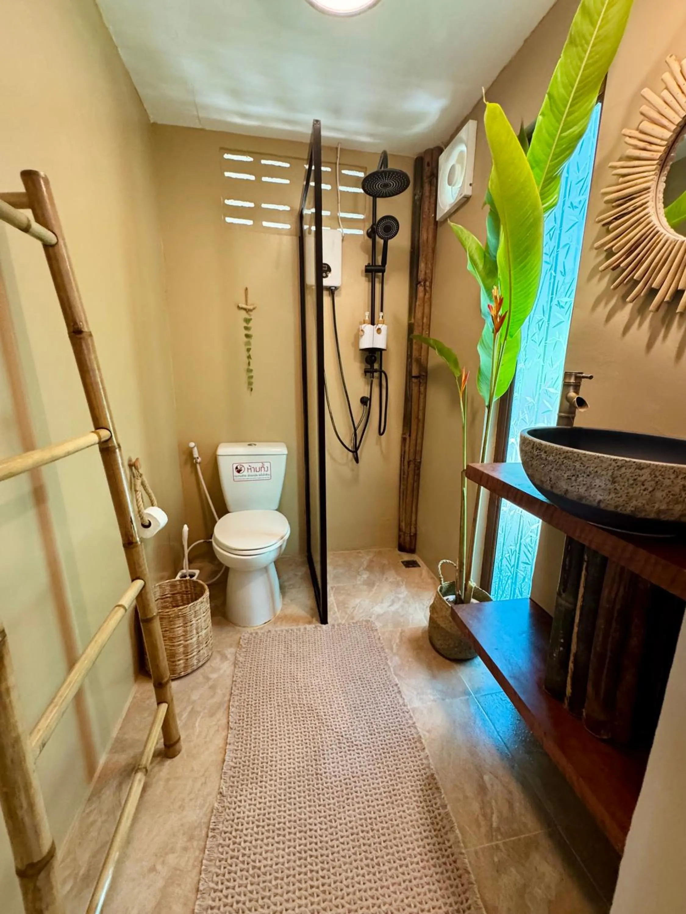 Shower in Koh Kood Garden House