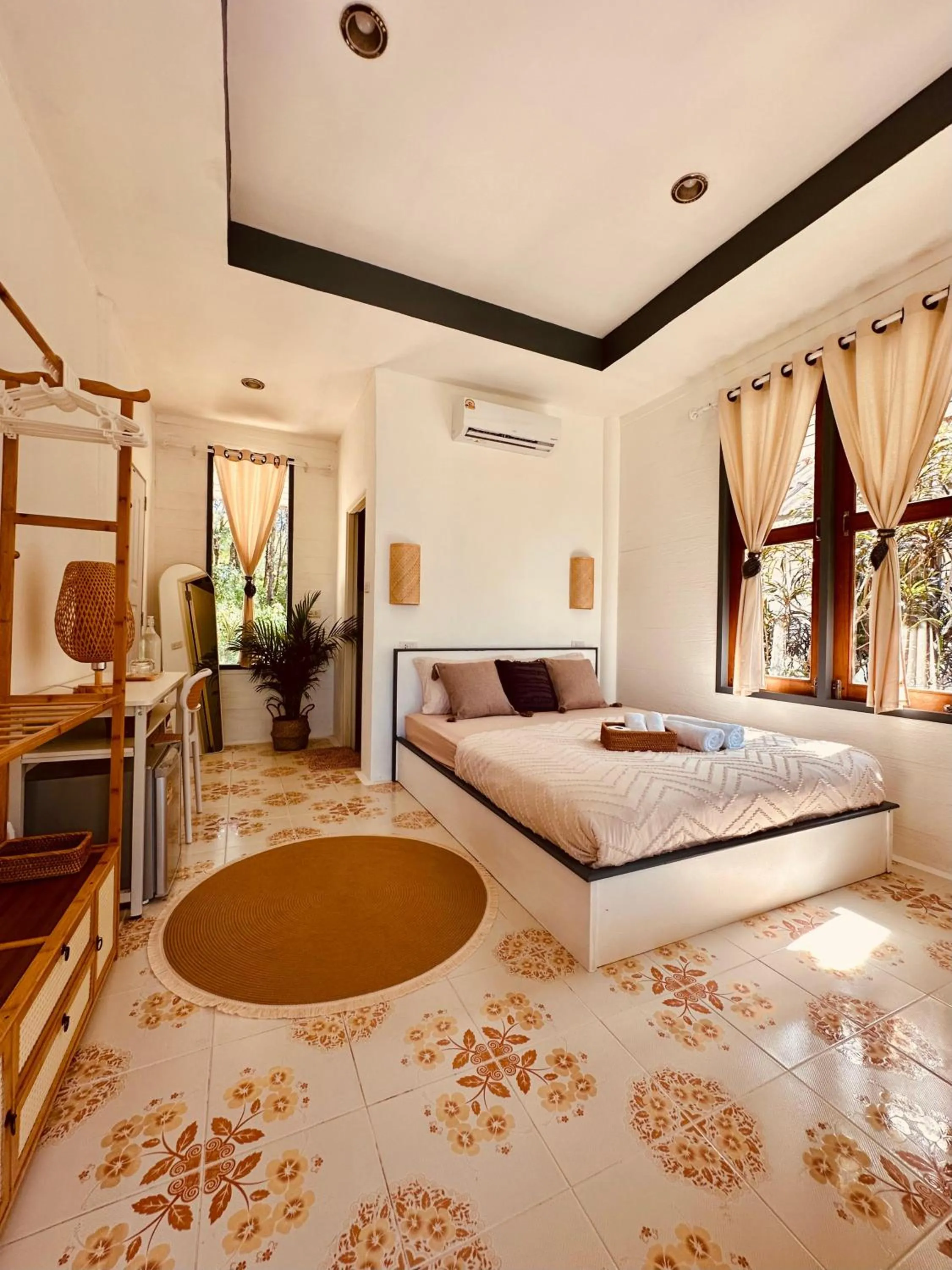 Bed in Koh Kood Garden House