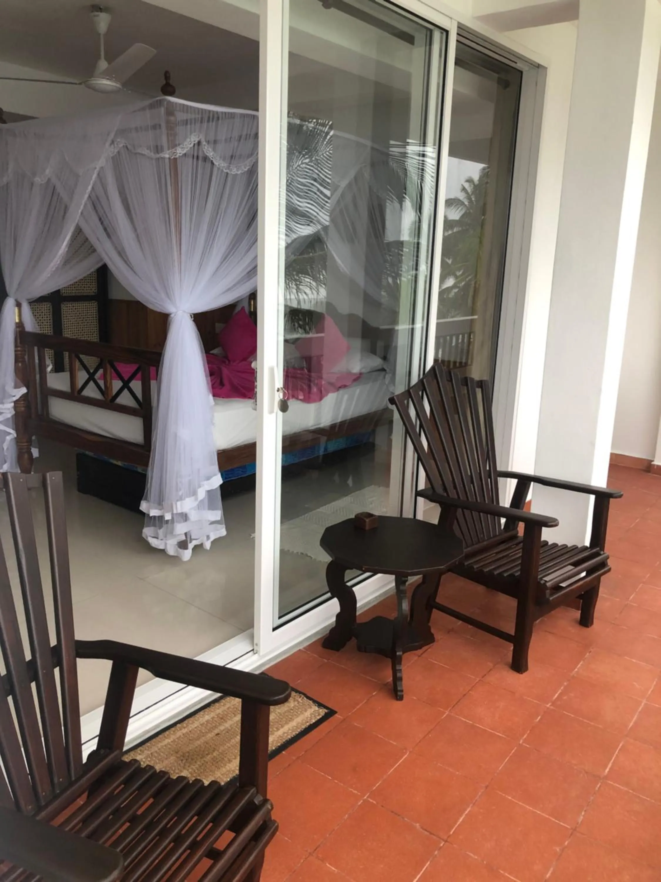 Seating area, Bed in La Veranda Di Serena