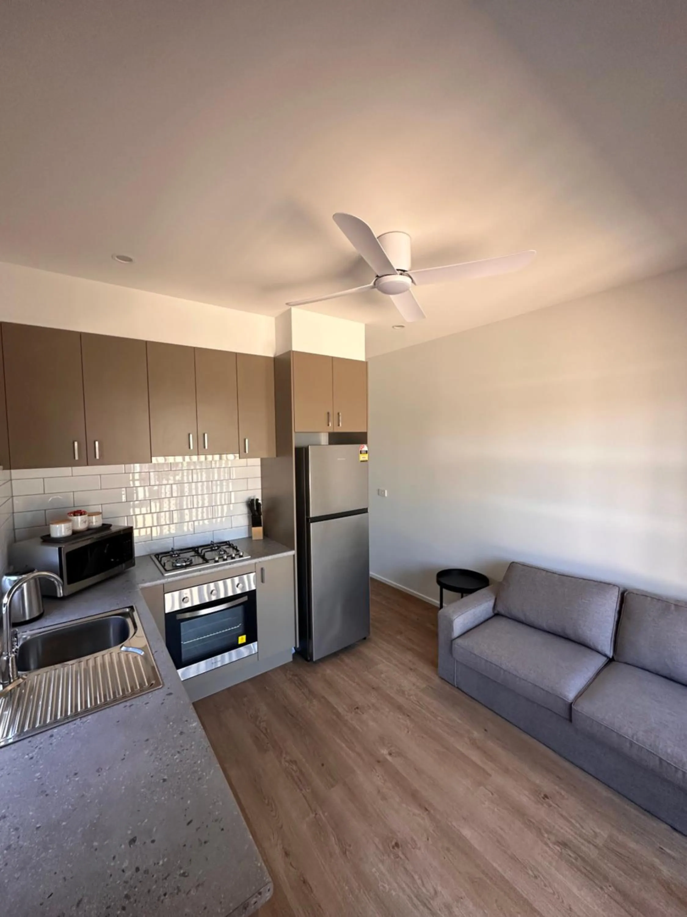 Kitchen or kitchenette in Bundalong Villas