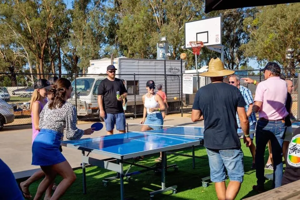Table tennis in Bundalong Villas