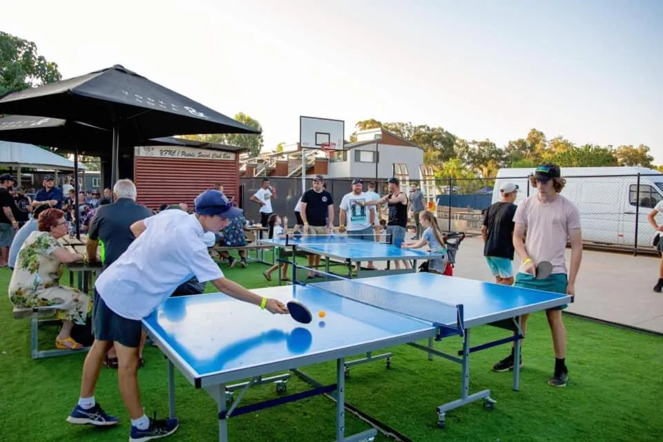 Evening entertainment in Bundalong Villas