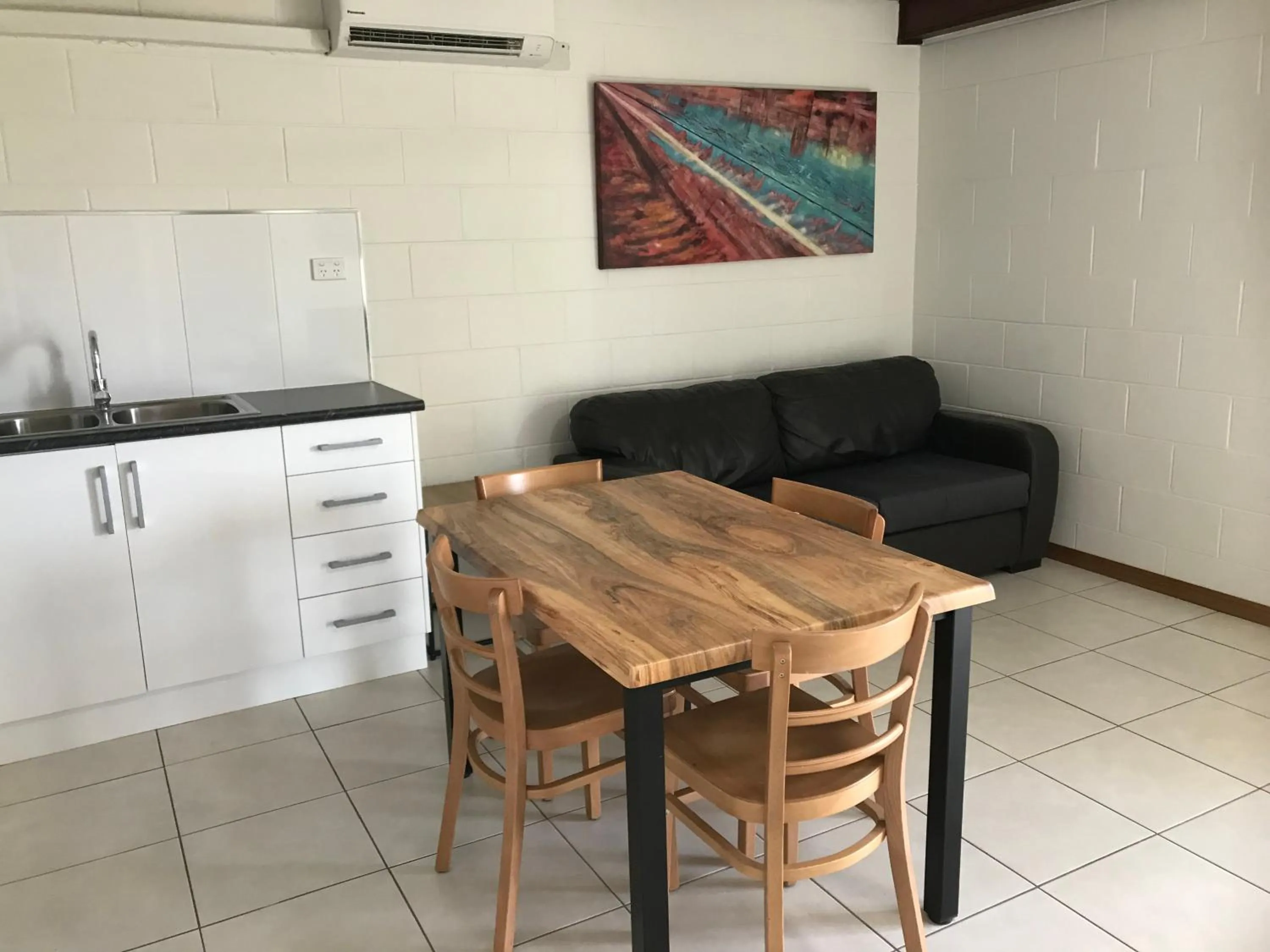 Seating area in Ocean Breeze Units