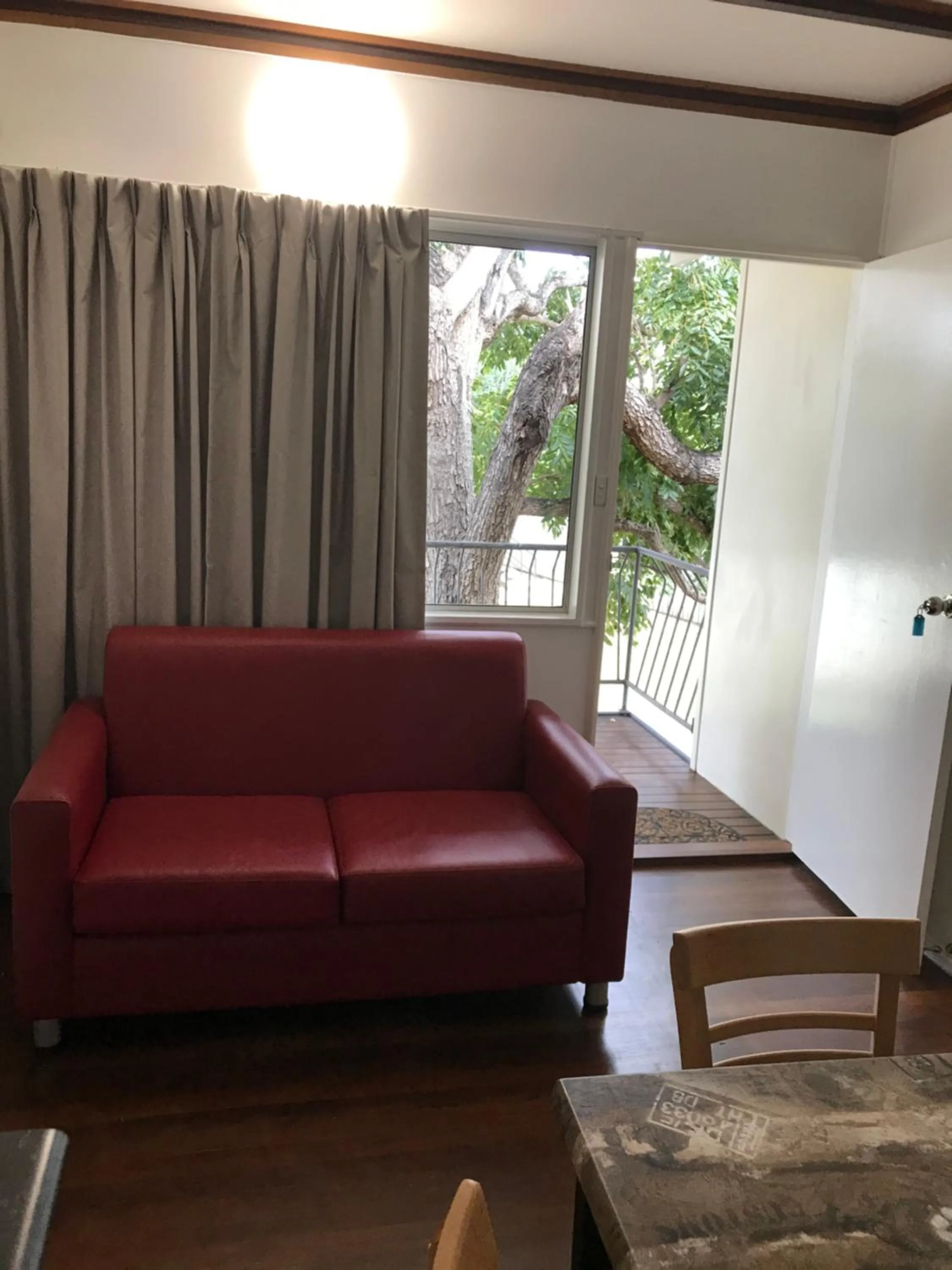 Seating area in Ocean Breeze Units