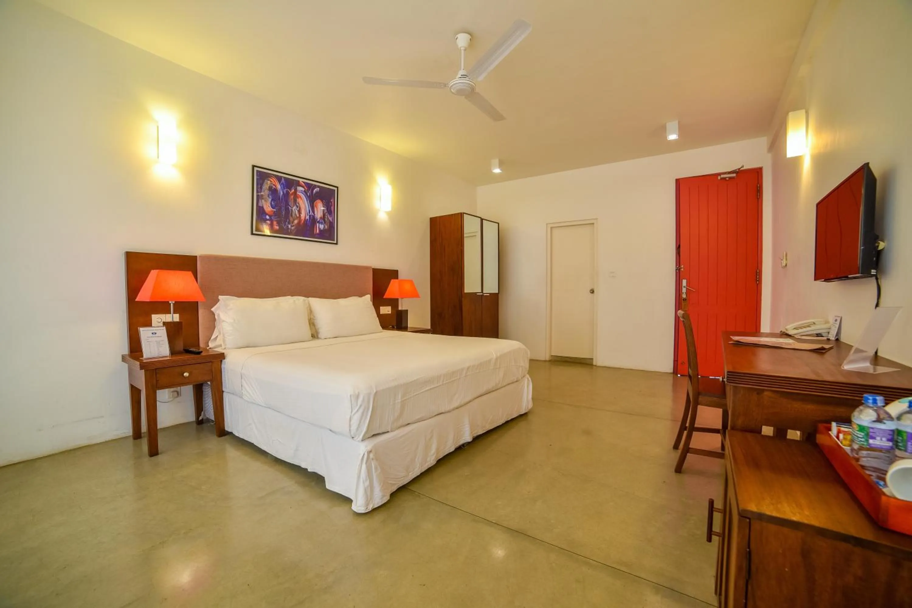 Bedroom, Bed in Coral Rock by Bansei