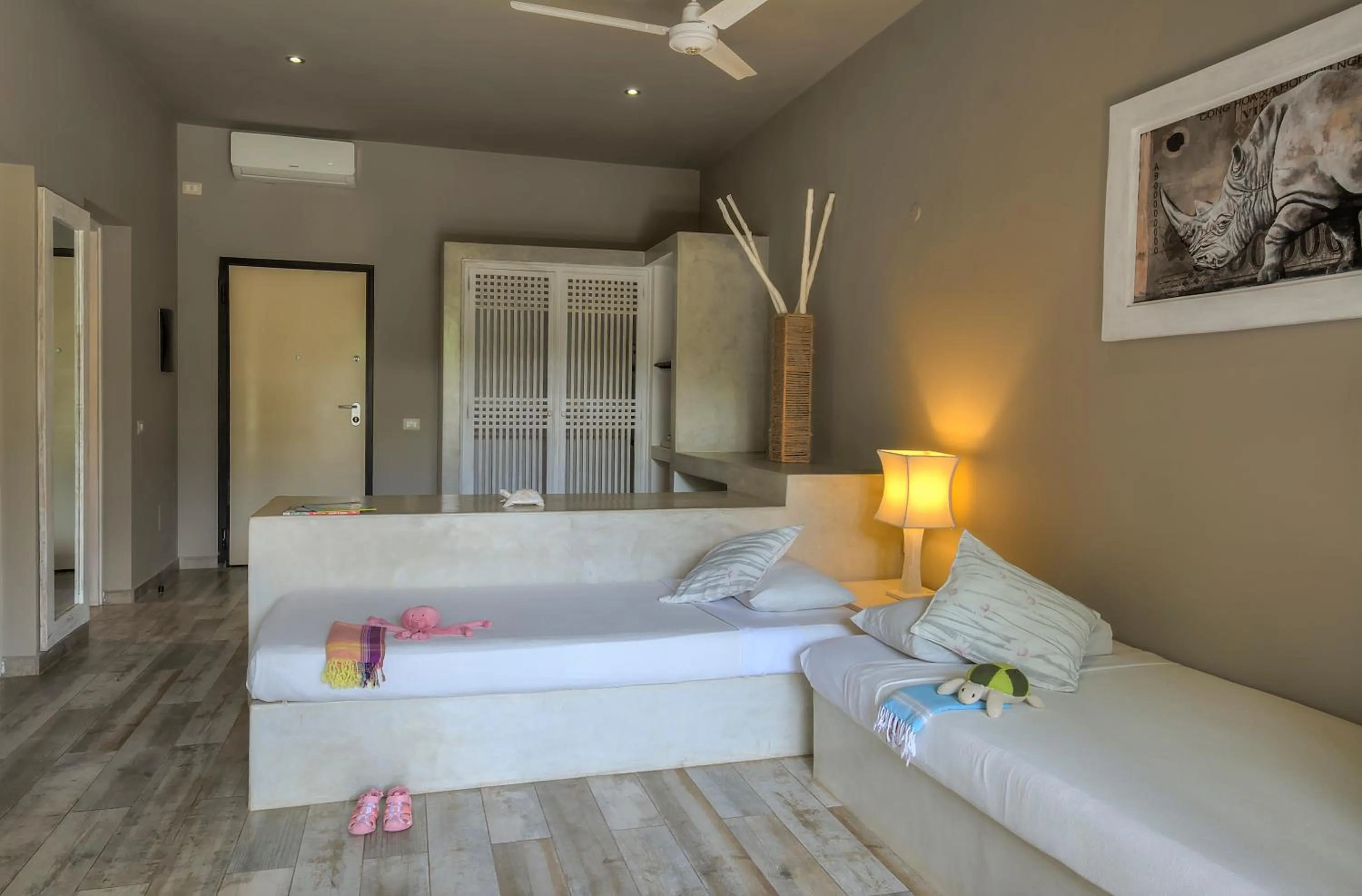 Living room, Bed in Kobe Suite Resort