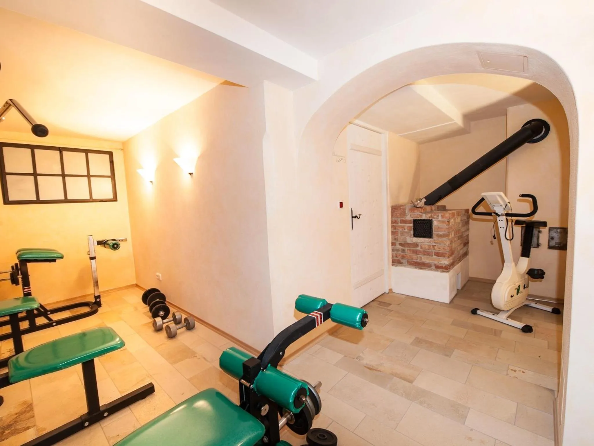 Fitness centre/facilities in Landhaus Benediktenhof