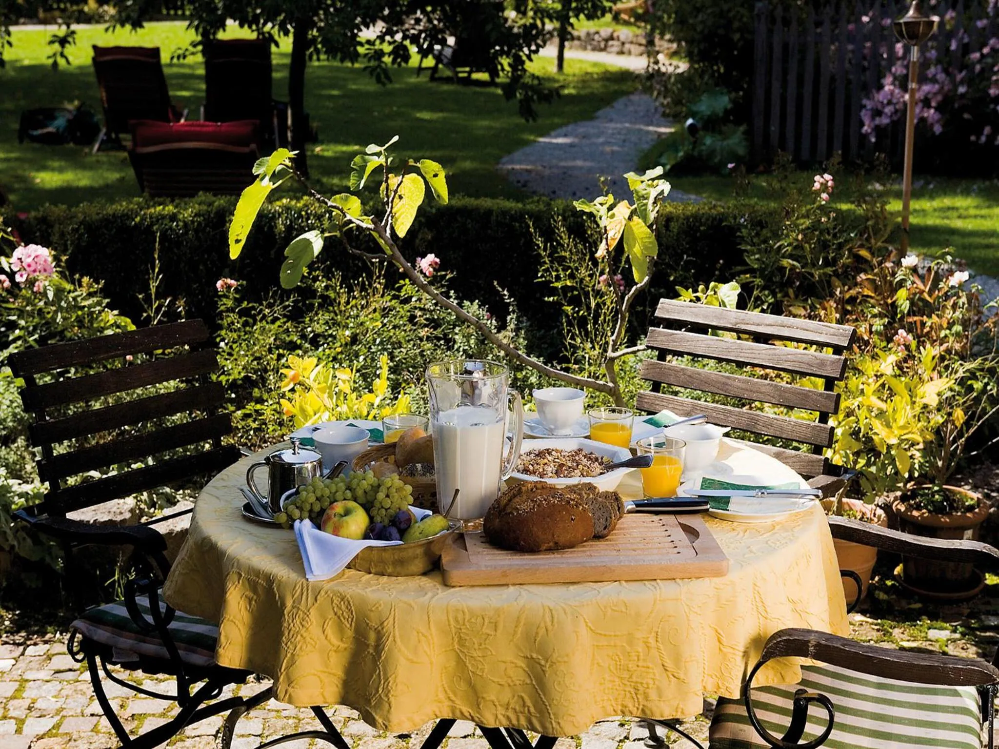 Garden in Landhaus Benediktenhof