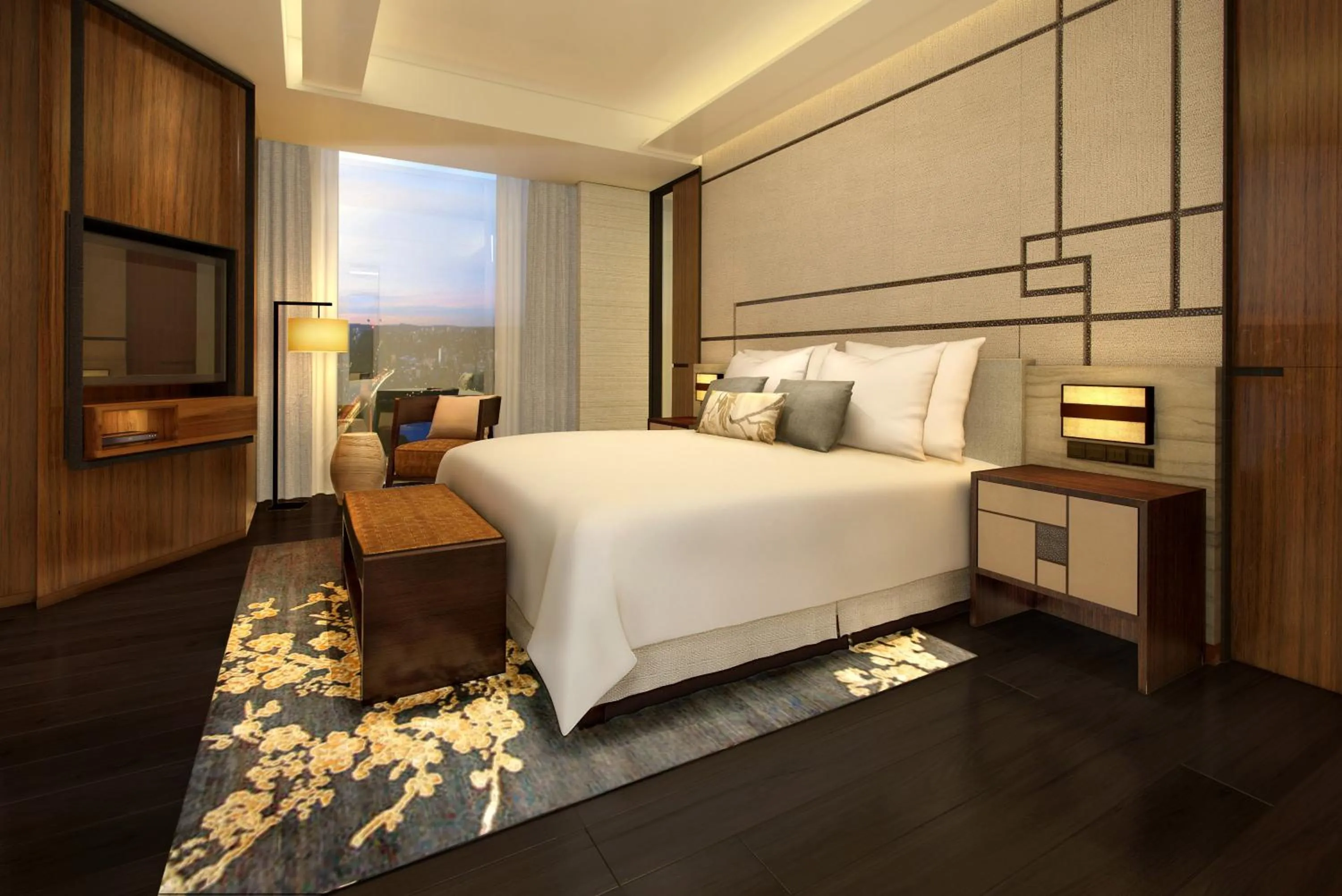 Photo of the whole room, Bed in HUALUXE Hotels & Resorts Nanchang High-Tech Zone, an IHG Hotel
