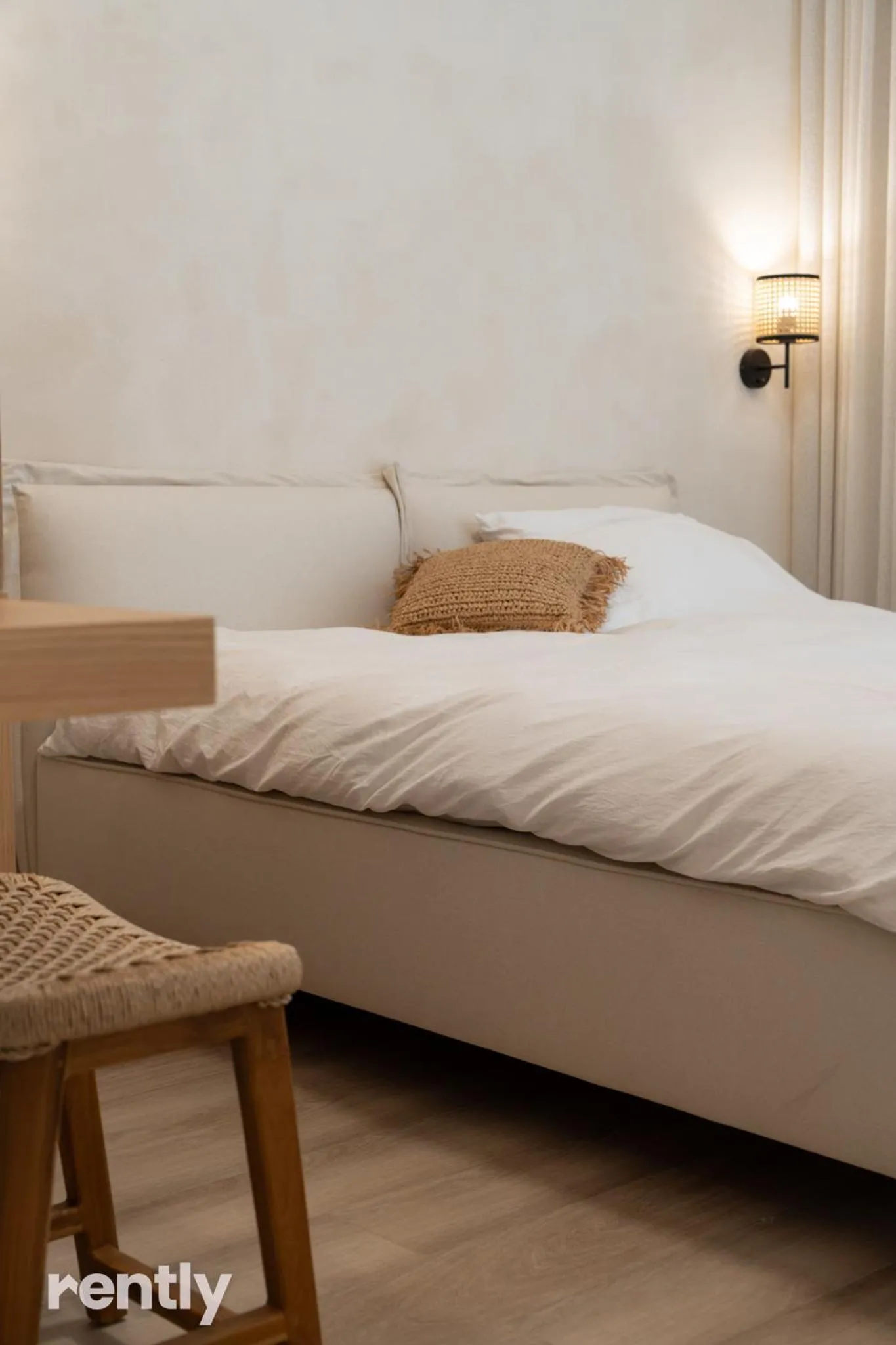 Bed in Luxury Suites With Balcony And Jacuzzi At Sea Side By Rently