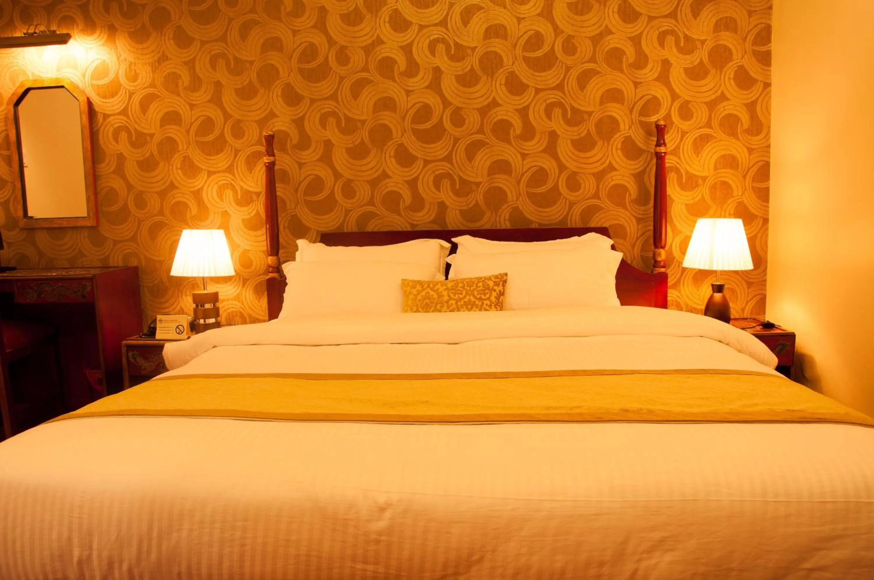 Bed in Mandala Boutique Hotel