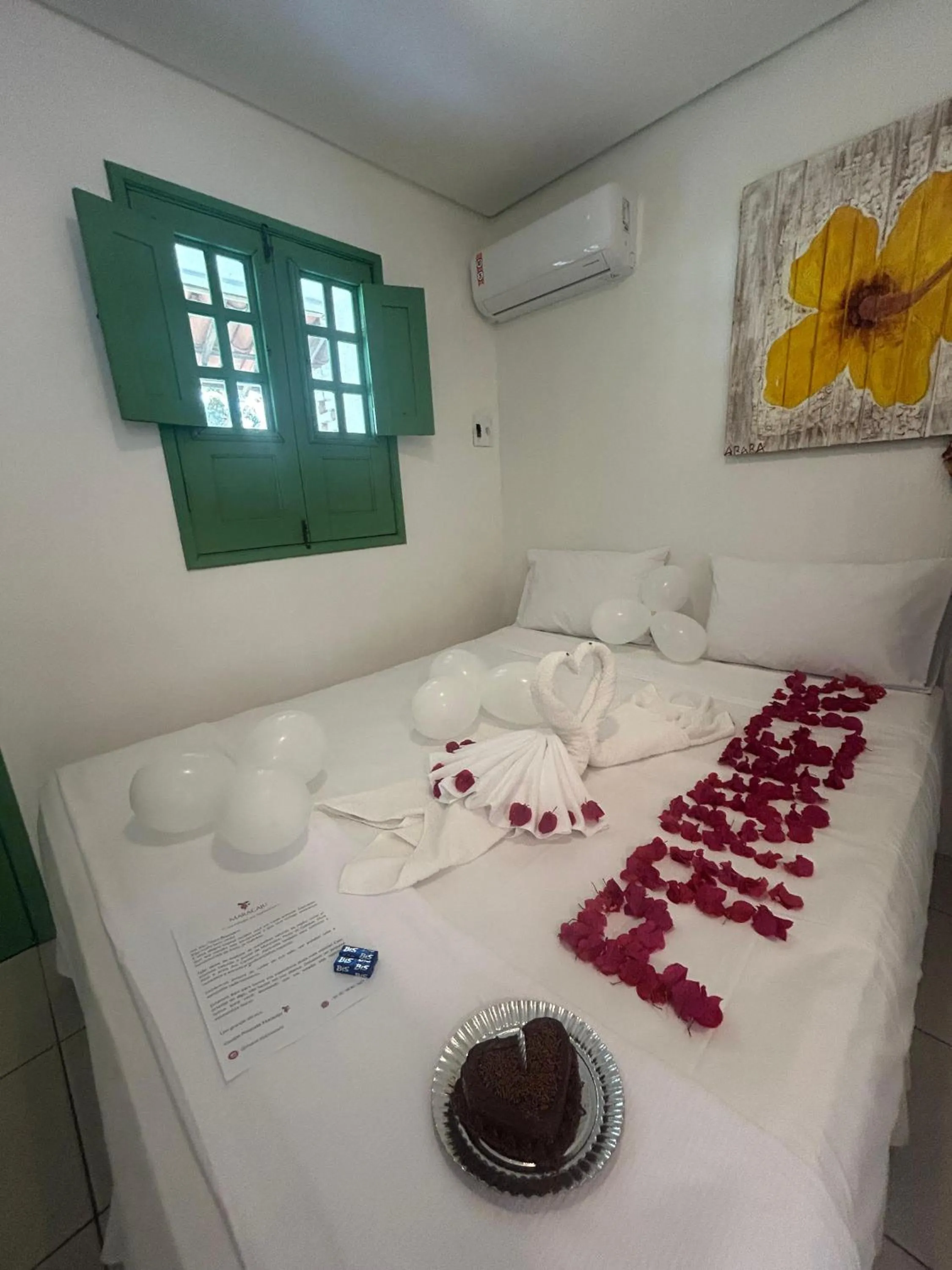 Bed in Pousada Maracaju