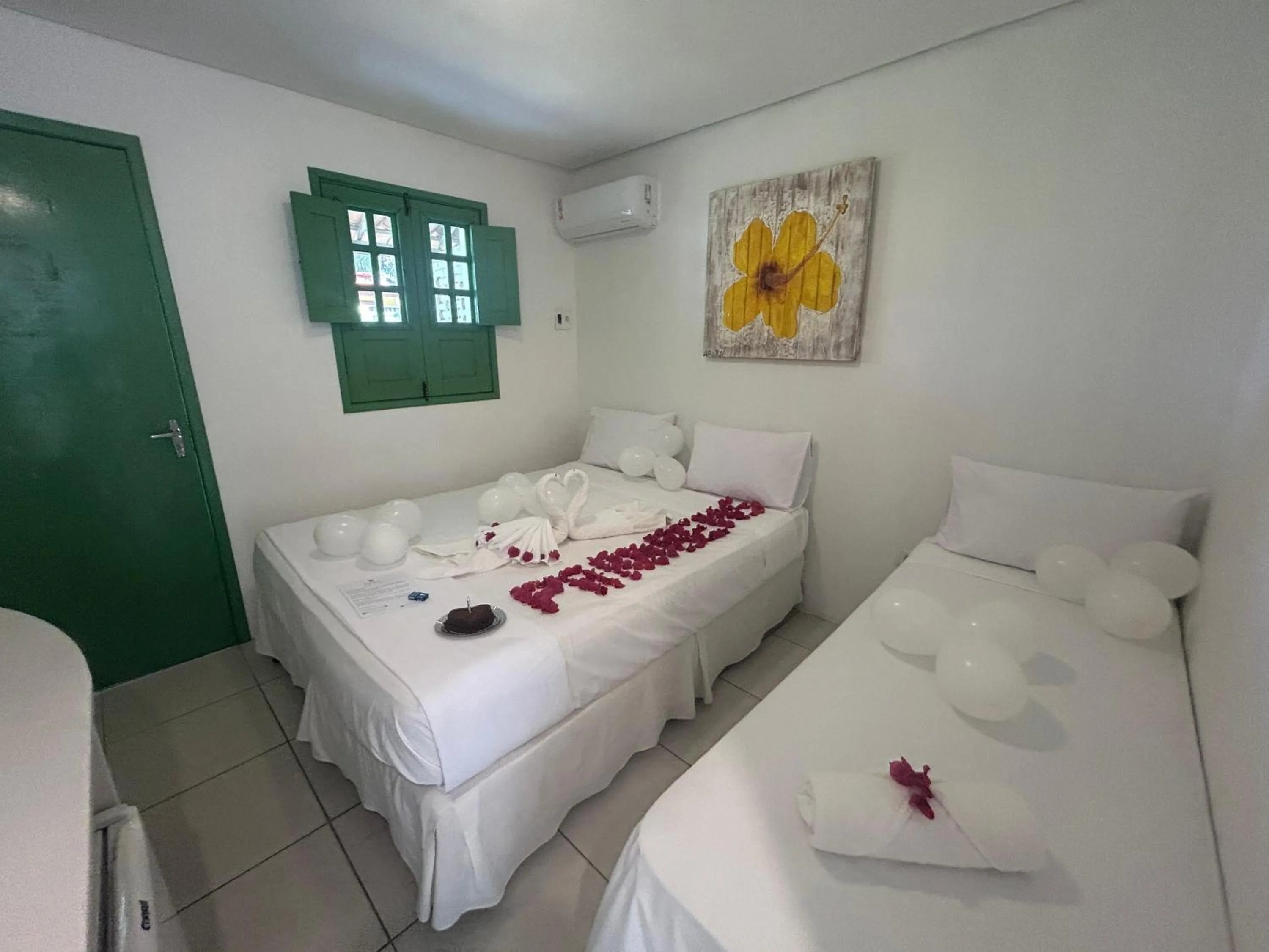 Bed in Pousada Maracaju