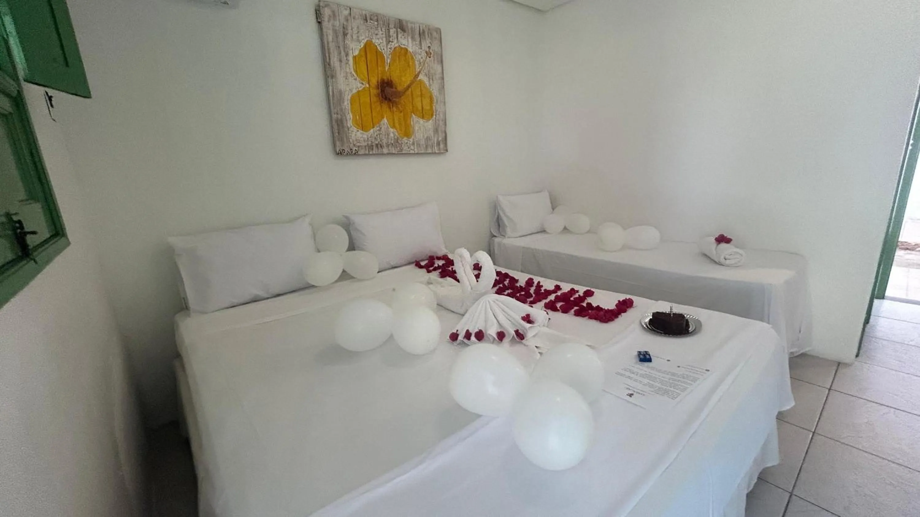 Bed in Pousada Maracaju