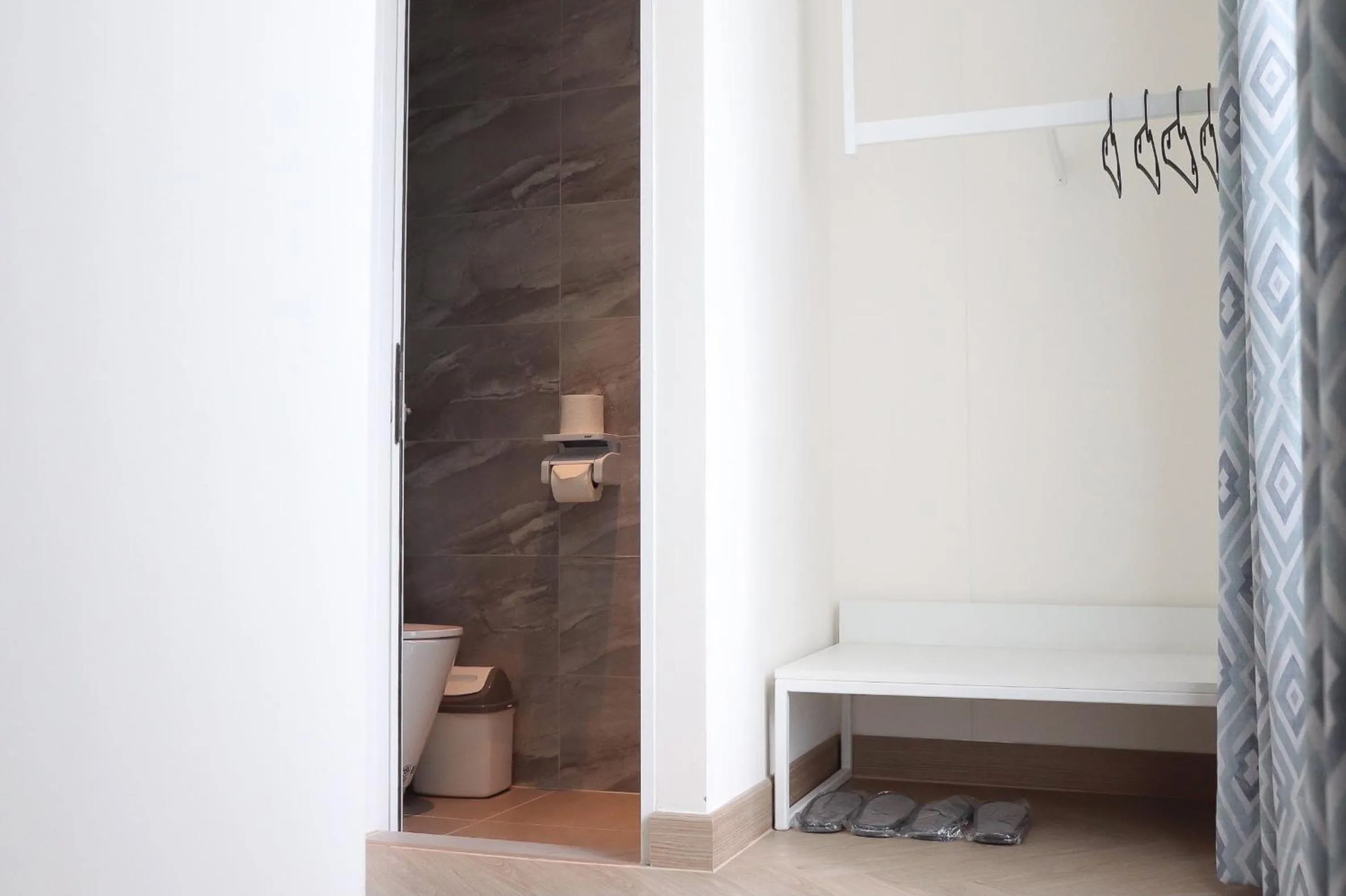 Bathroom in ResT Bangkok Poshtel