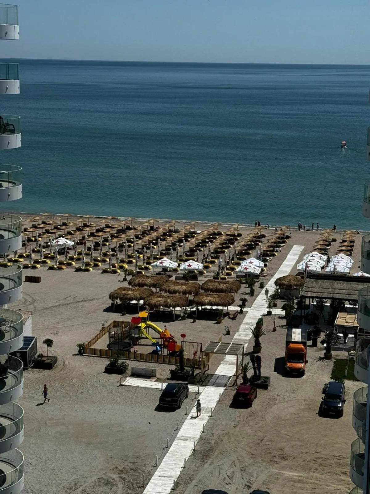 Beach in Studio Bianca in complex Sea On Mamaia Nord