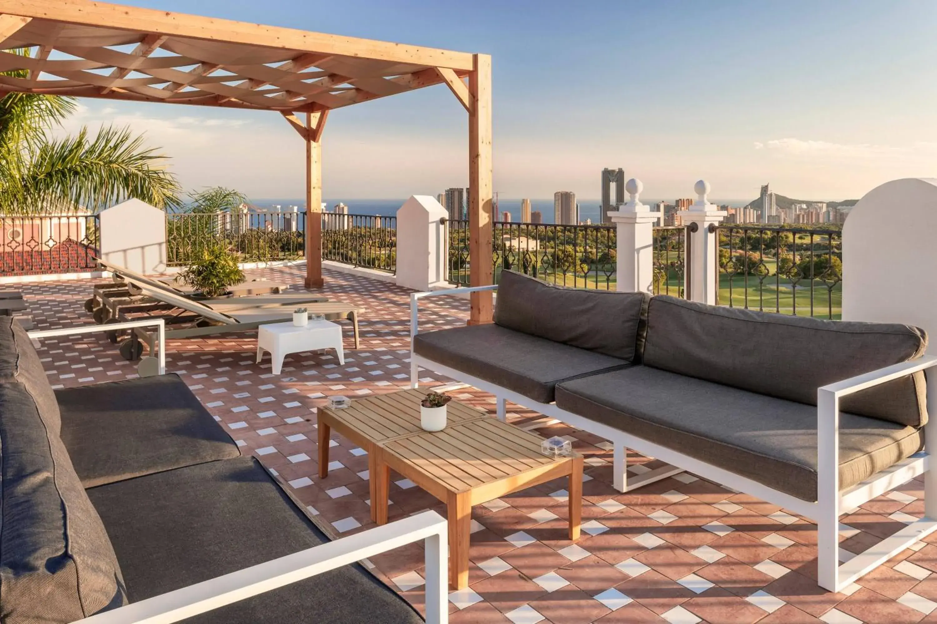 Patio in The Level at Meliá Villaitana Patio in The Level at Meliá Villaitana