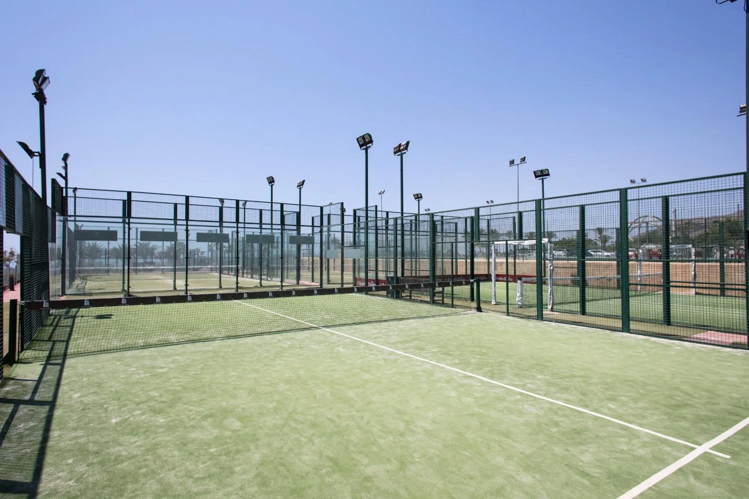 Tennis court in The Level at Meliá Villaitana