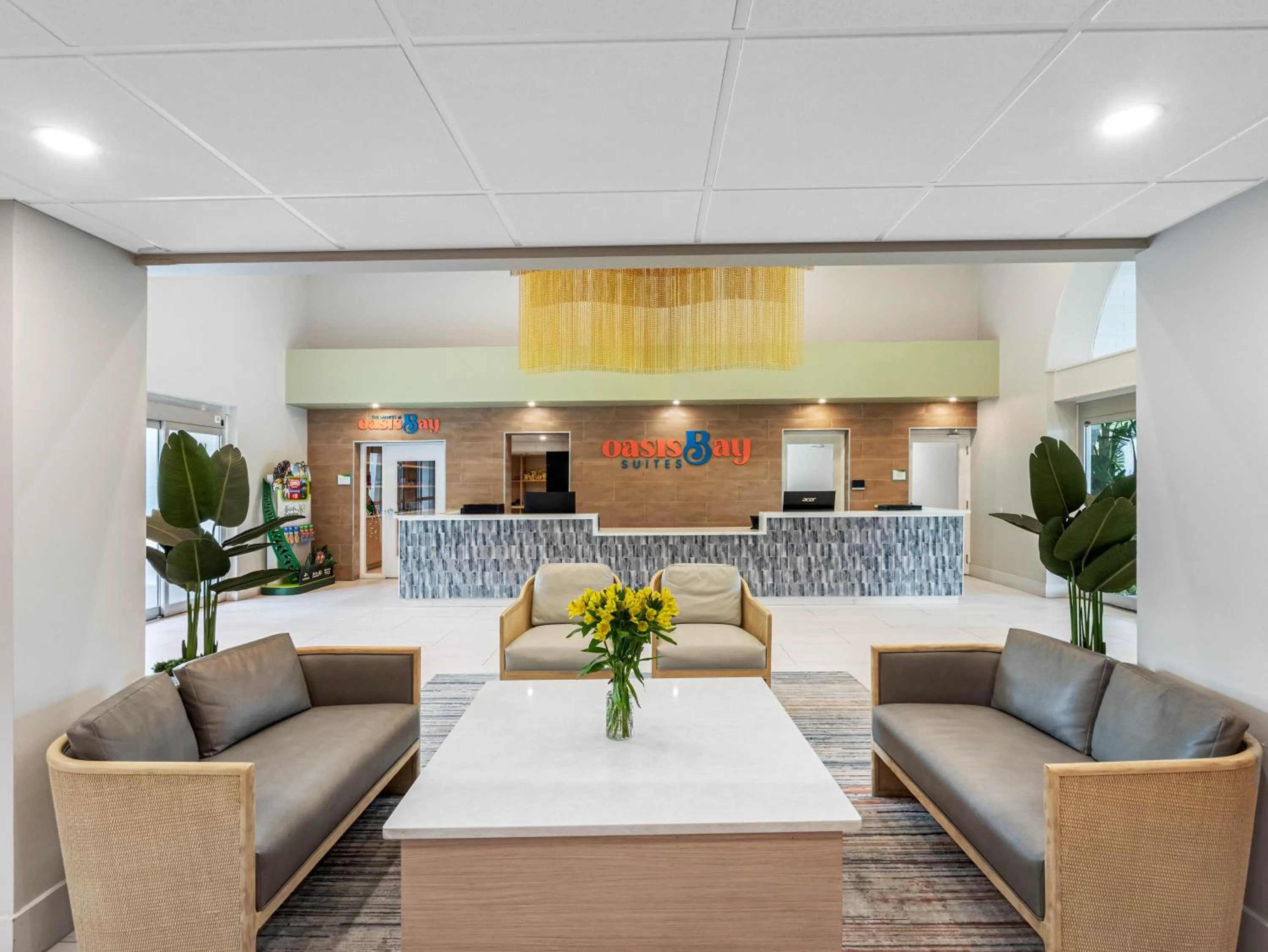 Lobby or reception in OASIS BAY SUITES, Tampa, Busch Gardens, USF