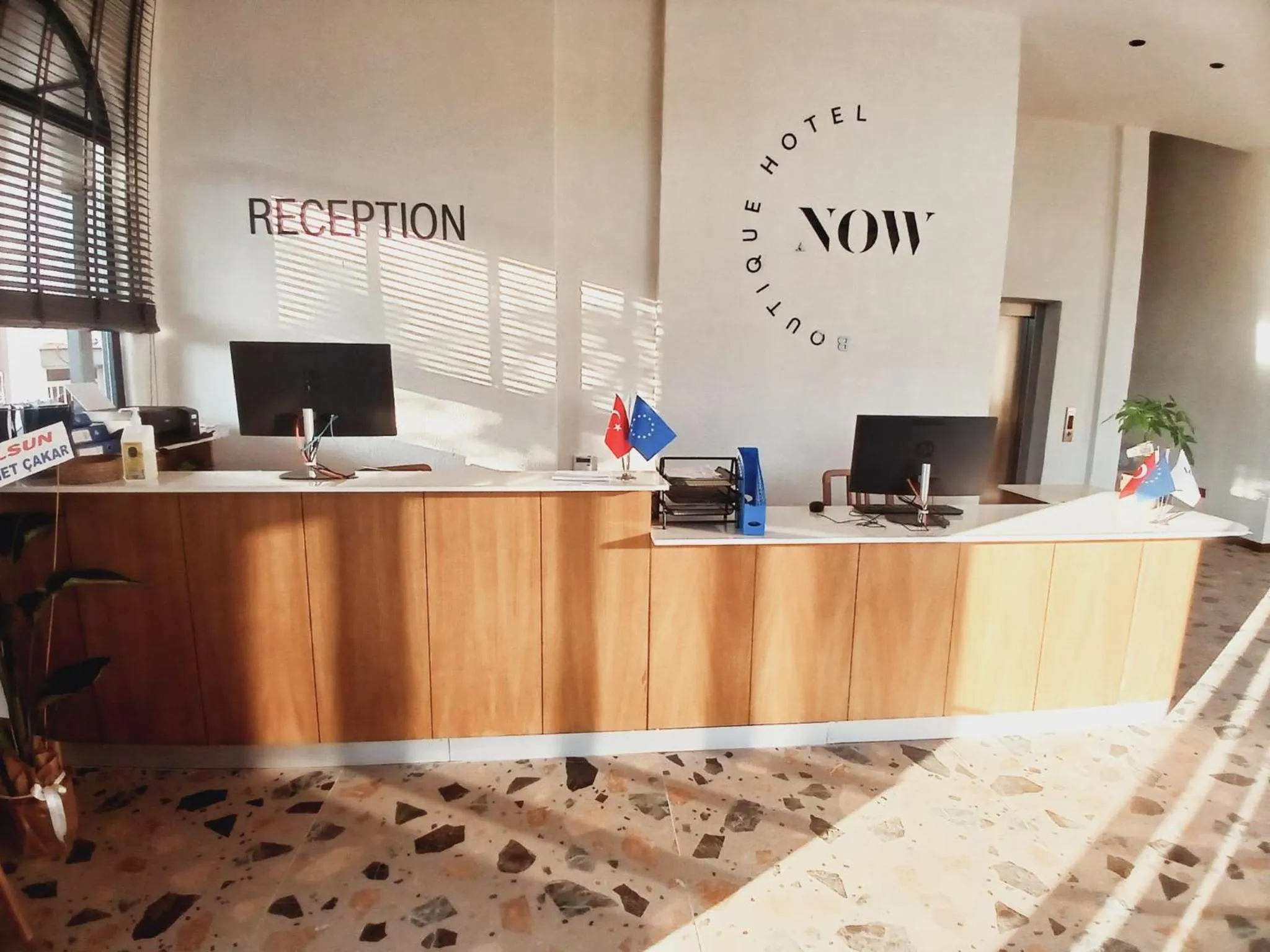 Lobby or reception in Now Boutique Hotel