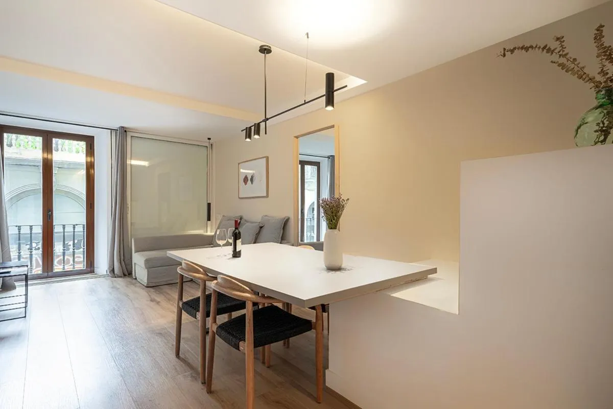 Dining area in Happy Apartments