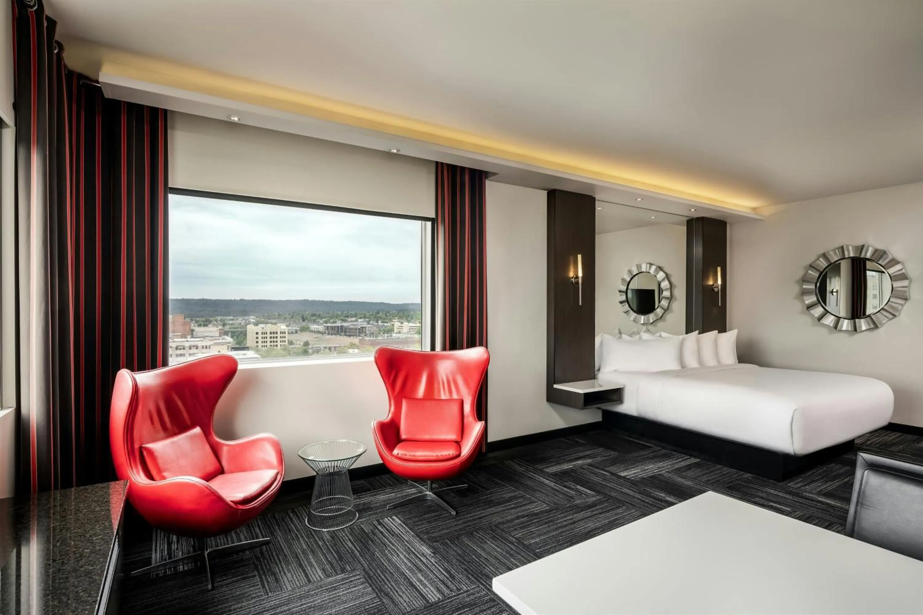 Photo of the whole room, Bed in The Davenport Grand, Autograph Collection