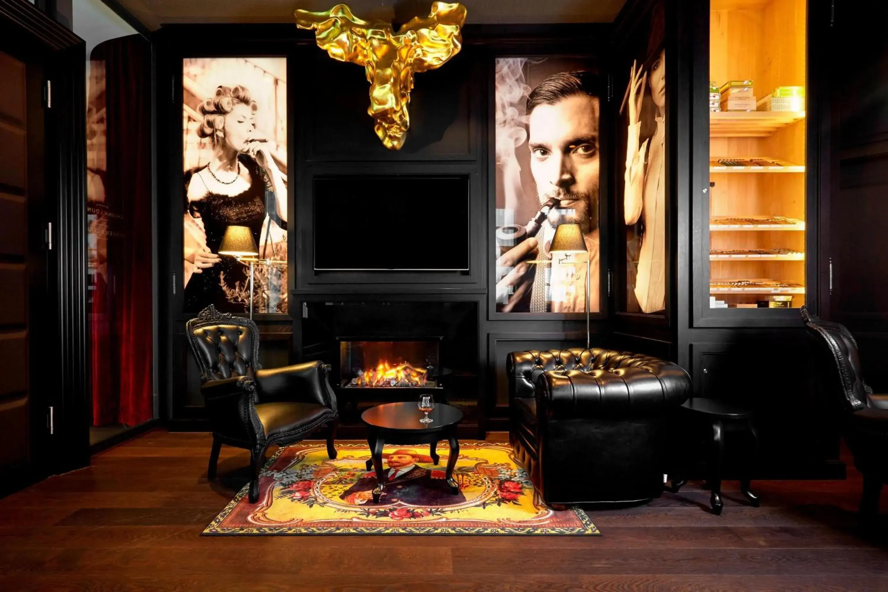 Lounge or bar in Kameha Grand Zurich, Autograph Collection Lounge or bar in Kameha Grand Zurich, Autograph Collection