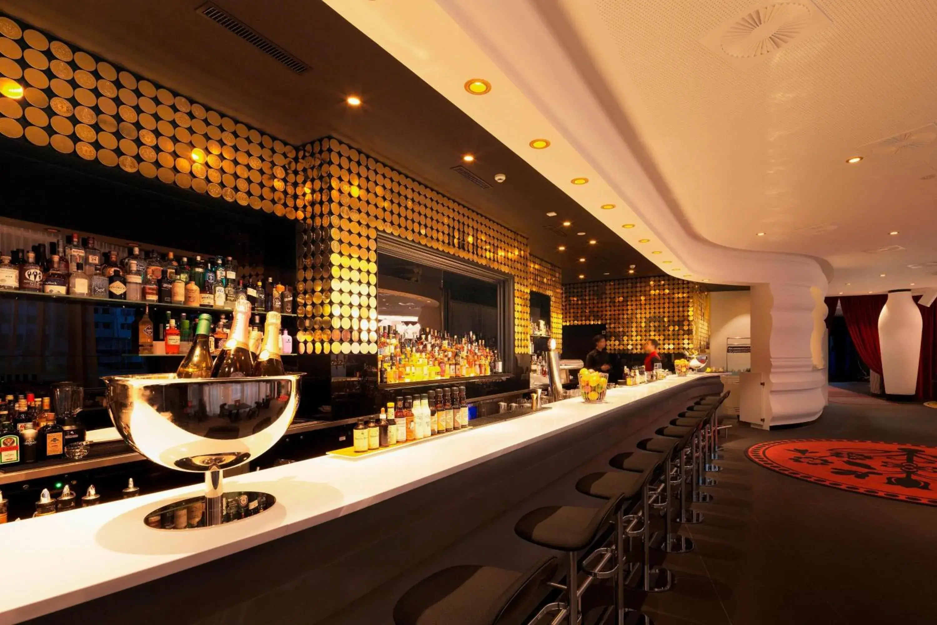 Lounge or bar in Kameha Grand Zurich, Autograph Collection Lounge or bar in Kameha Grand Zurich, Autograph Collection