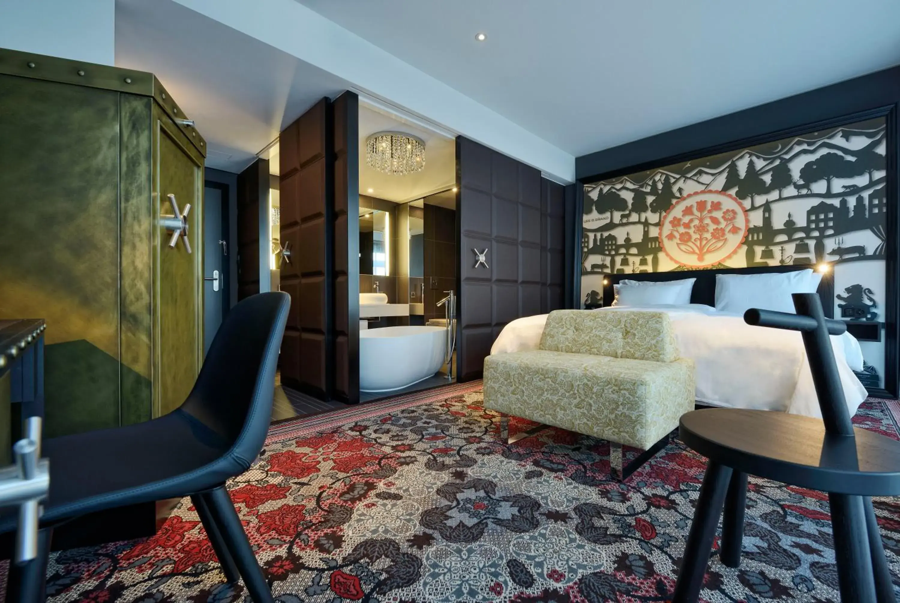 Bed in Kameha Grand Zurich, Autograph Collection Bed in Kameha Grand Zurich, Autograph Collection
