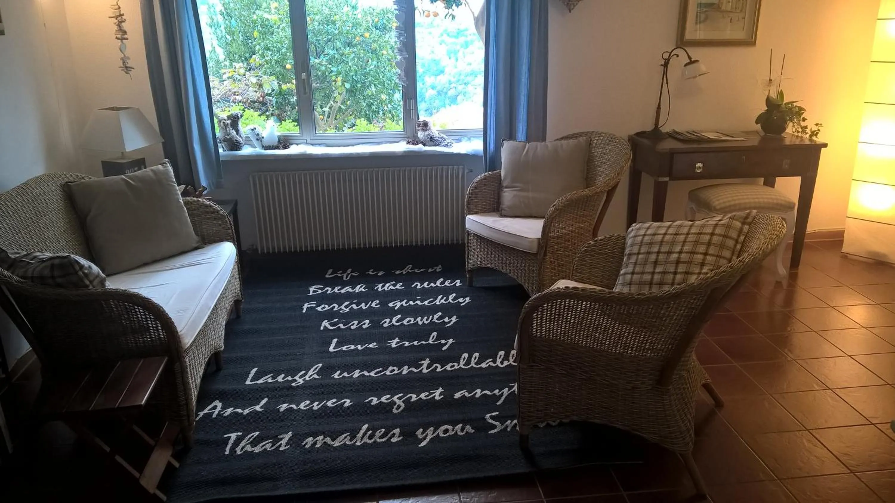 Decorative detail in Le Clementine B&B