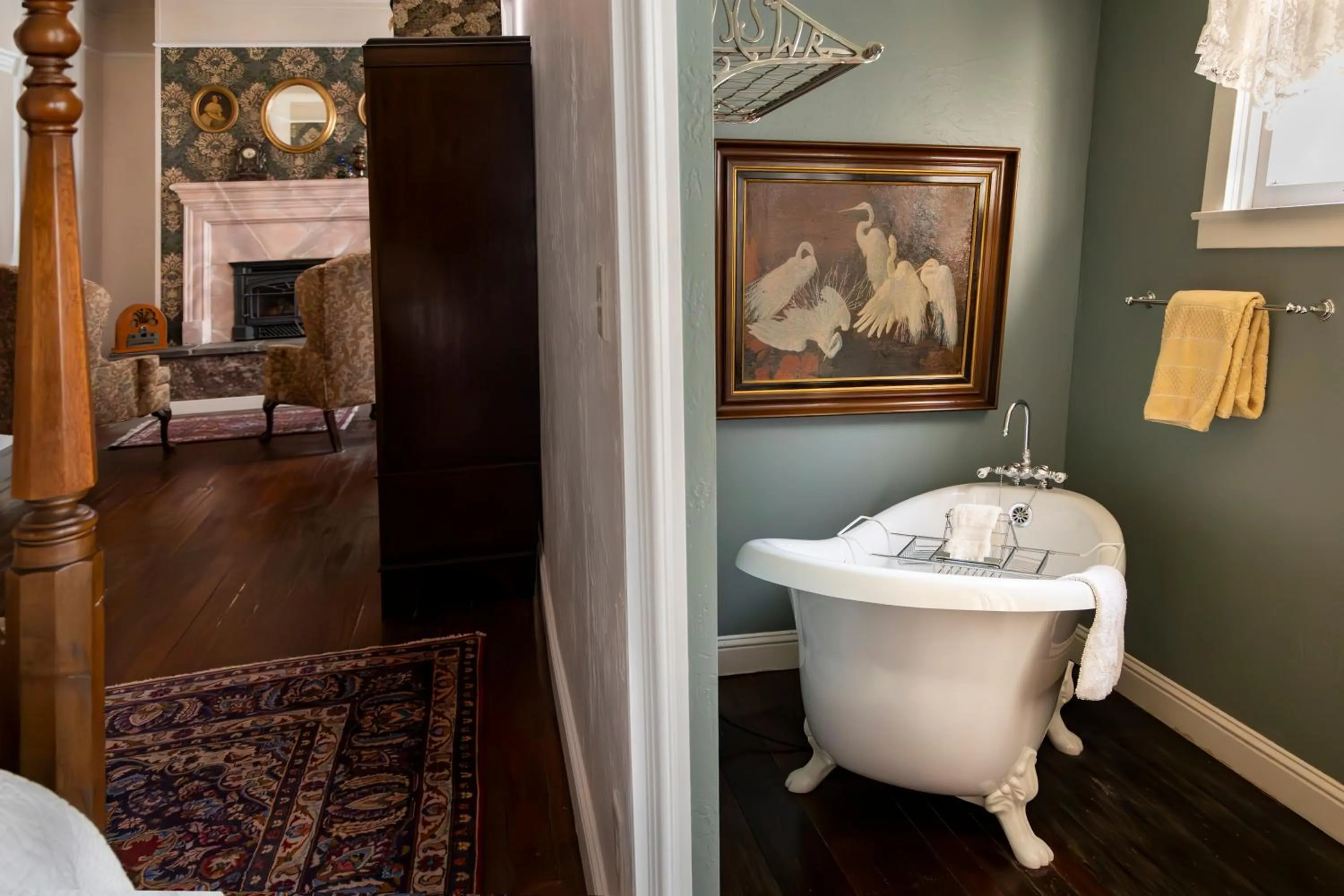 Bathroom in Weaverville Hotel