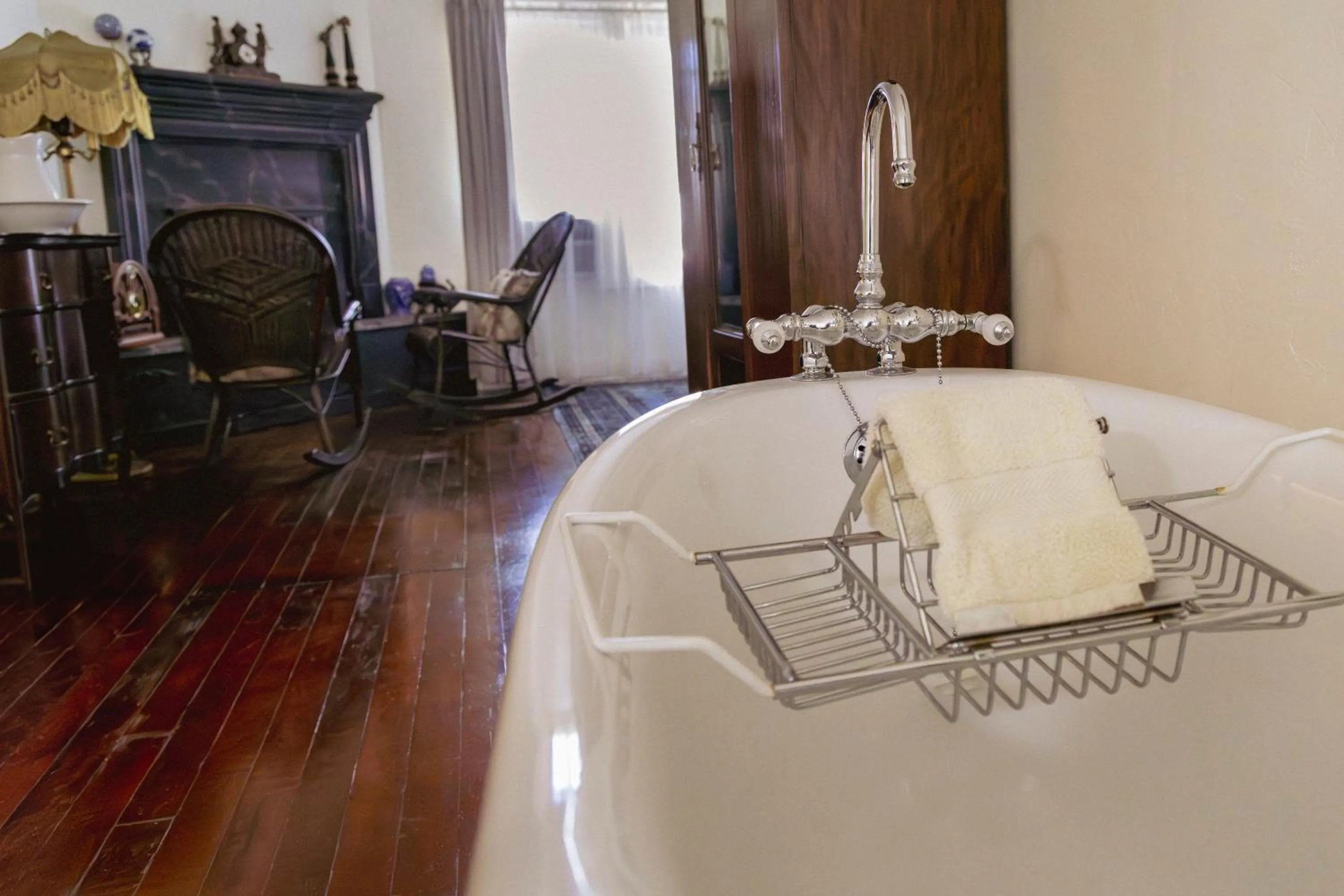 Bathroom in Weaverville Hotel