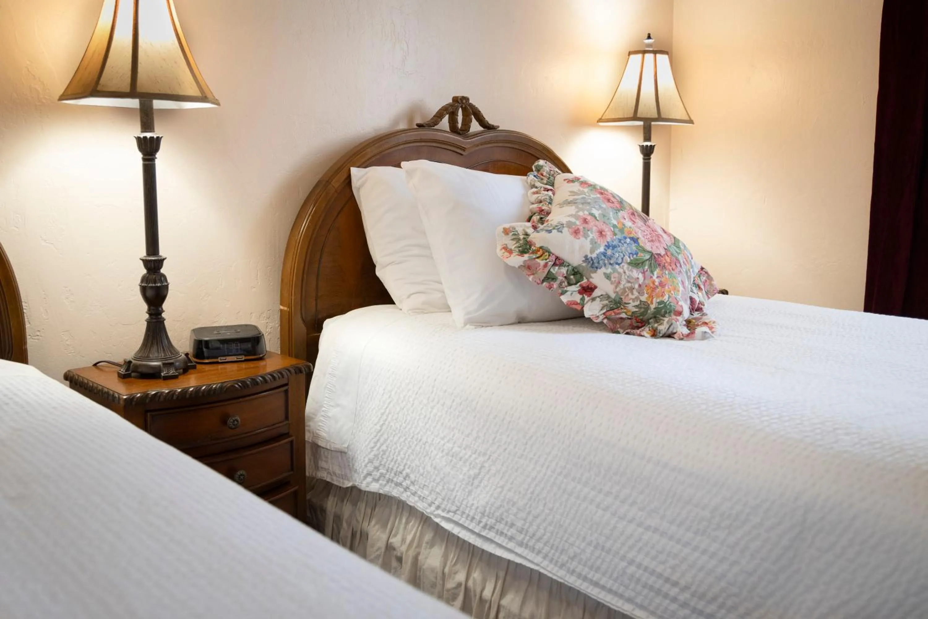 Bed in Weaverville Hotel